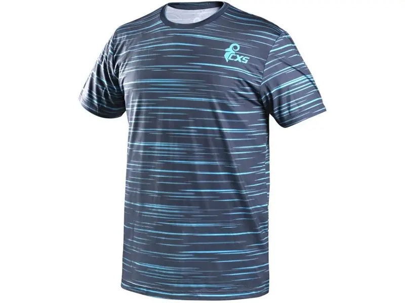Tričko CXS SPORTY COOL, krátky rukáv, modré Tričko CXS SPORTY COOL, krátky rukáv, modré