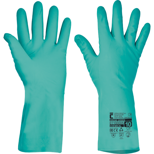 GREBE rukavice nitril 33 cm