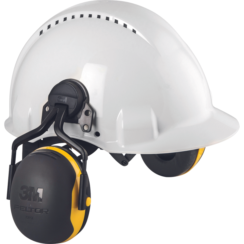 3M Peltor X2P5E-GU earmuffs - helmet