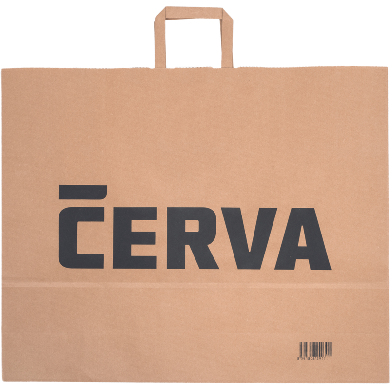 CERVA papierová taška prírodná 54x14x44 CERVA papierová taška prírodná 54x14x44