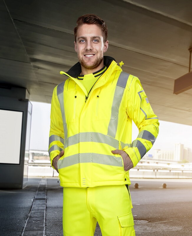 Bunda softshelová ARDON® SIGNAL hi-viz žltá 3XL Bunda softshelová ARDON® SIGNAL hi-viz žltá 3XL