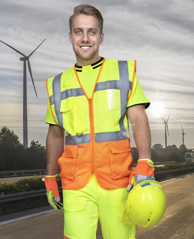 Manažérská výstražná vesta ARDON® SIGNAL , žlto-oranžová Manažérská výstražná vesta ARDON® SIGNAL , žlto-oranžová
